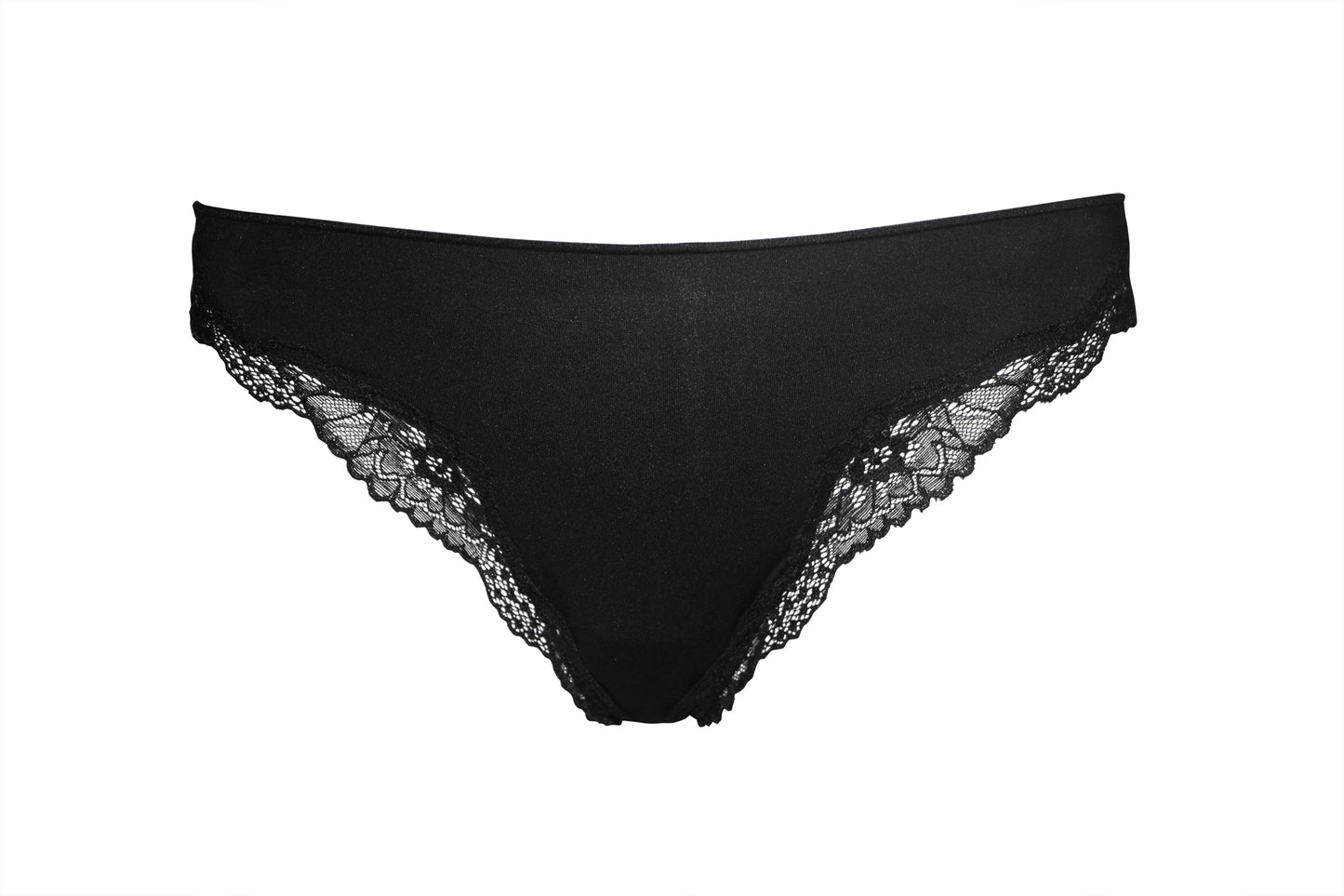 Classic Lace Thong Black