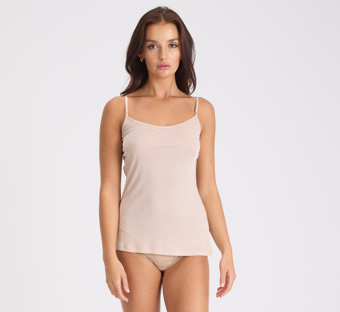 Silk Jersey Camisole Nude