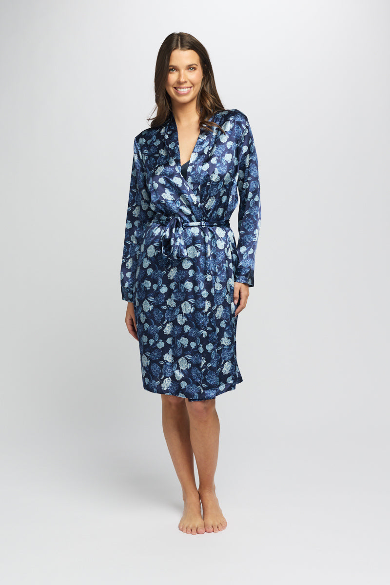 SILK HYDRANGEA Robe