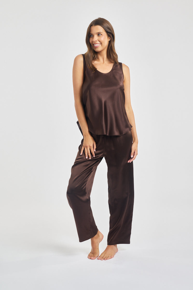 Mono Silk Cami Chocolate