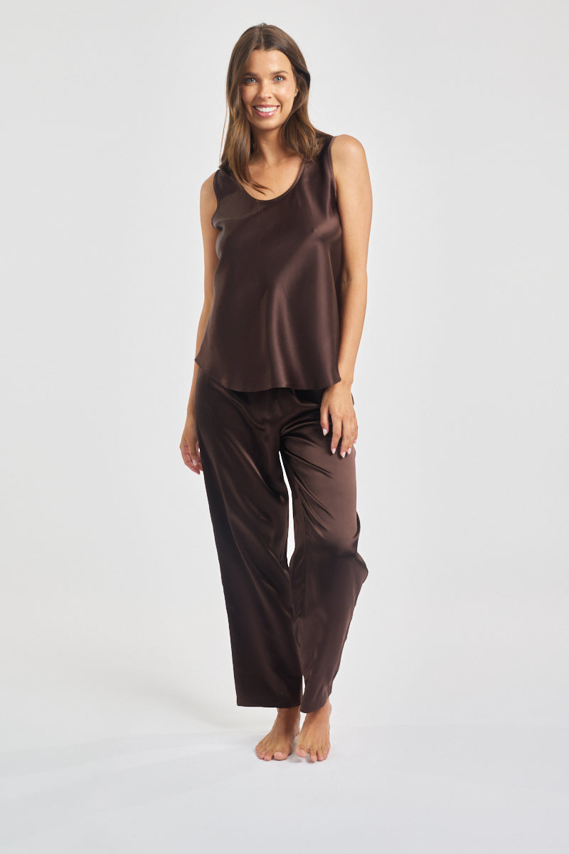 Mono Silk Cami Chocolate