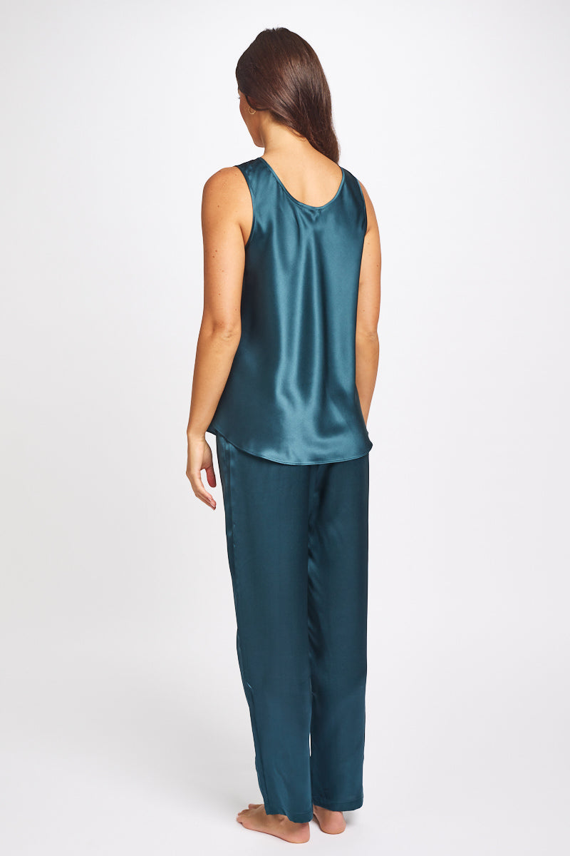 Mono Silk Cami Deep Forest