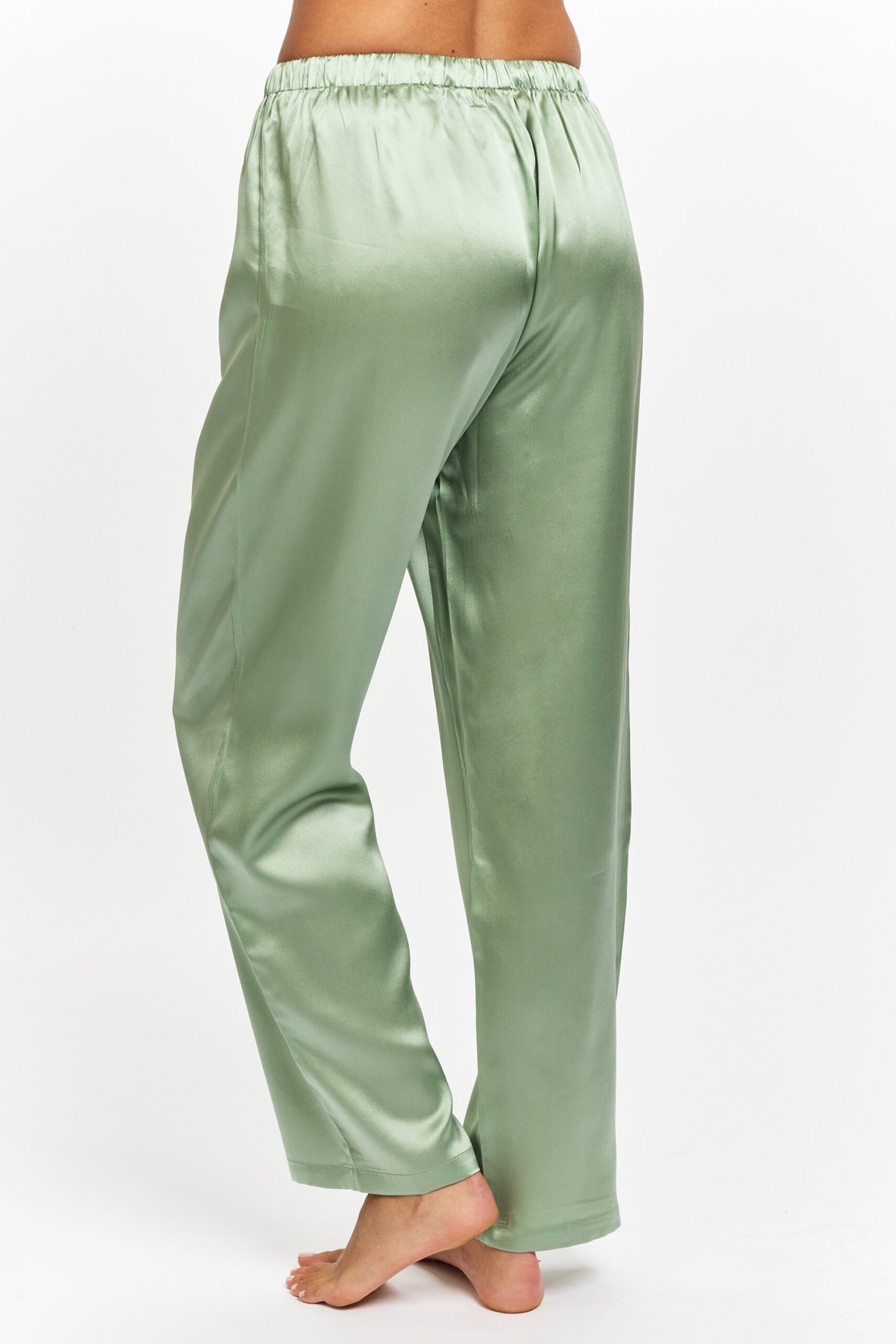 Silk Pants Sage