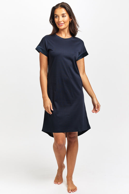 Supima Cotton Nightie - Navy