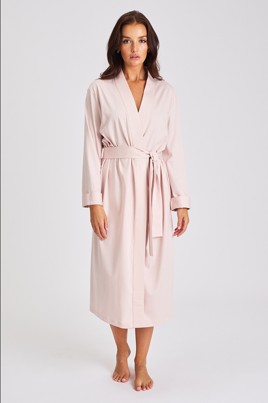 Supima Cotton Robe - Navy