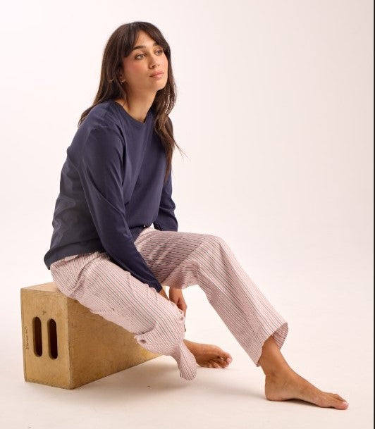New PinStripe Pant Pink