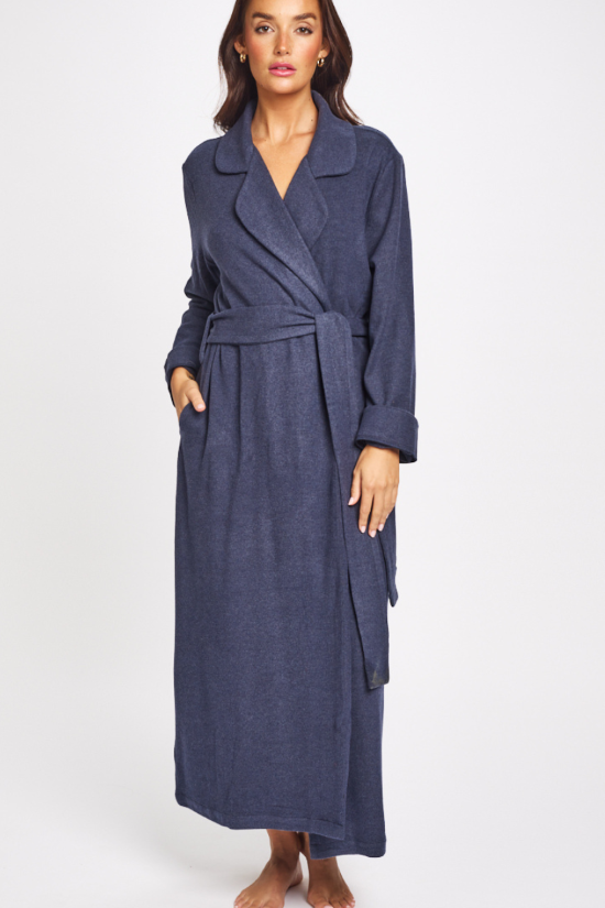 Pure Wool Robe Nightshade