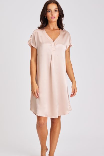 Silk Sleepshirt Dusk Pink