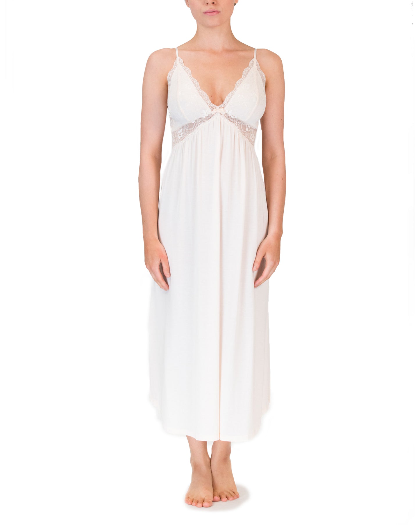 Butterfly Modal Long Nightdress Shell