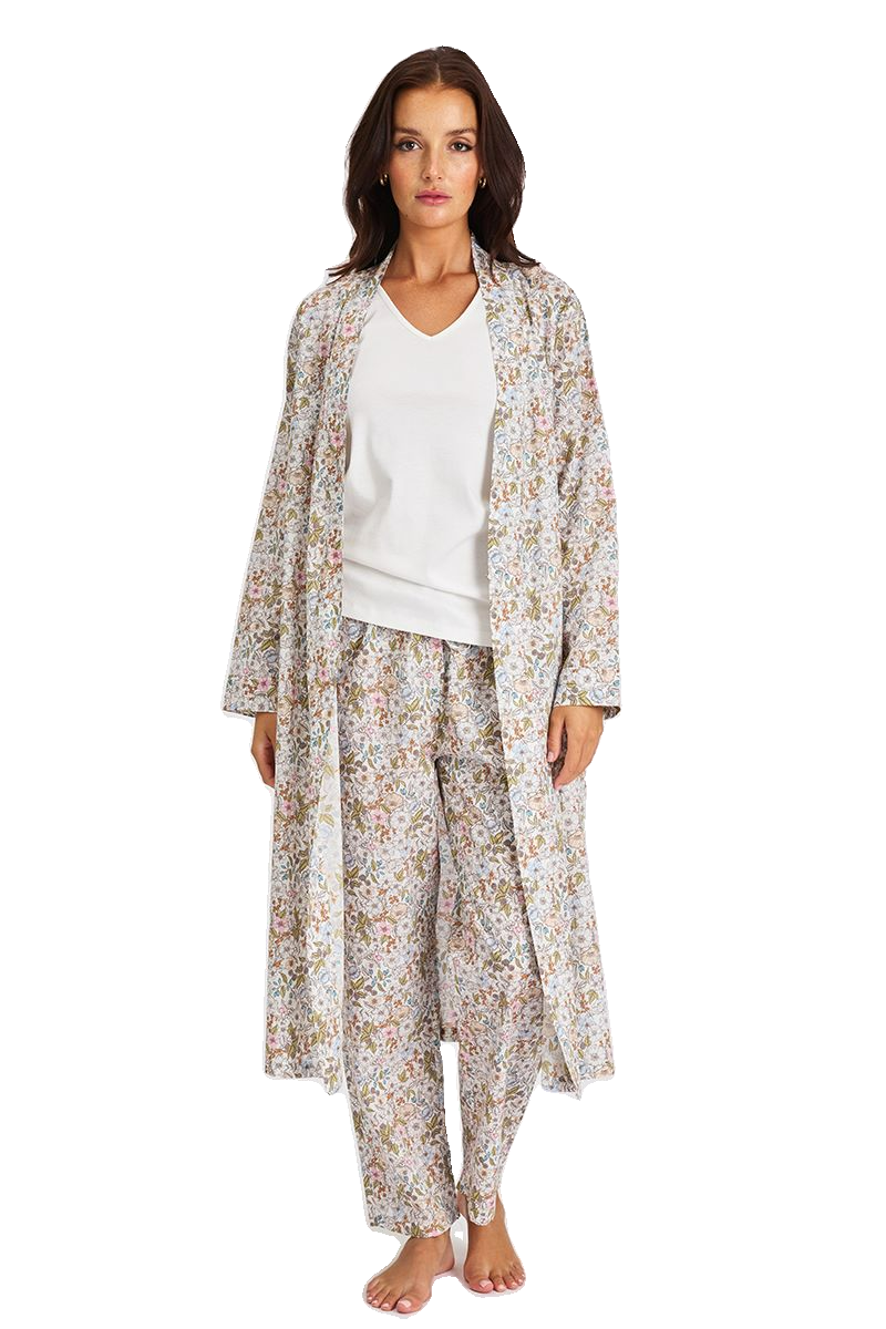 Liberty Print Tana Robe Bramble