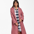 Pure Wool Robe Antique Rose