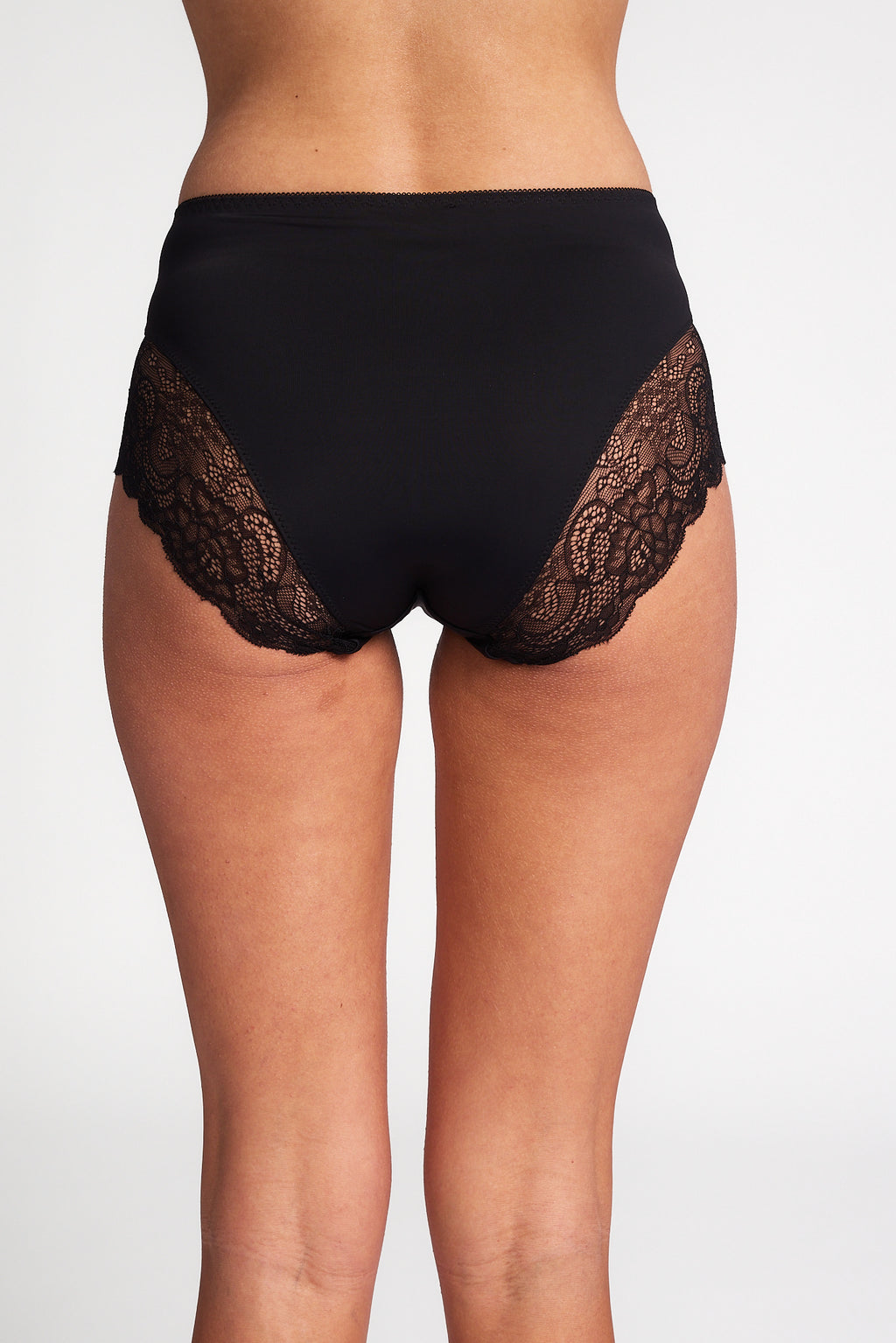 Rochelle High Cut Brief- Black