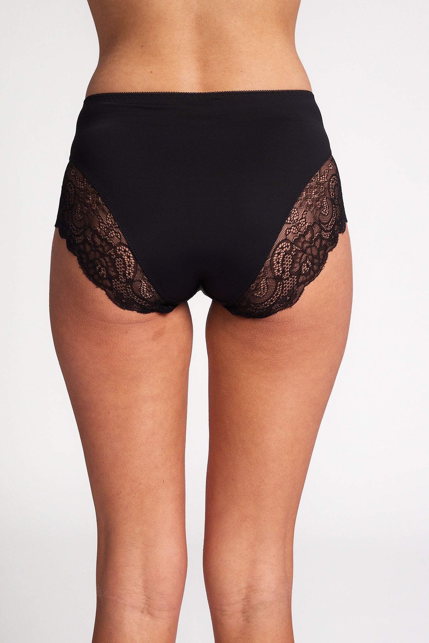 Rochelle High Cut Brief- Black