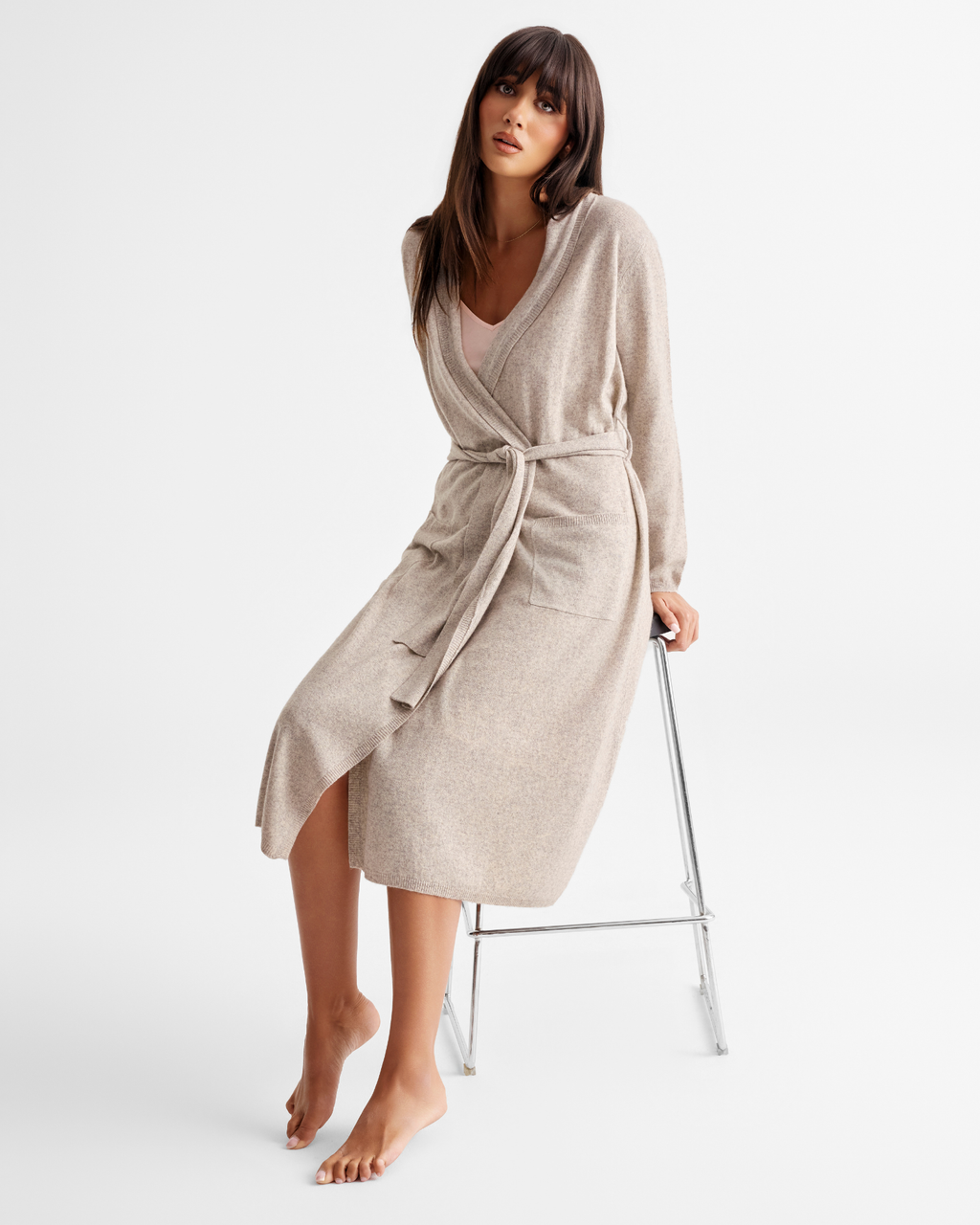 Cashmere Robe GreyMarle