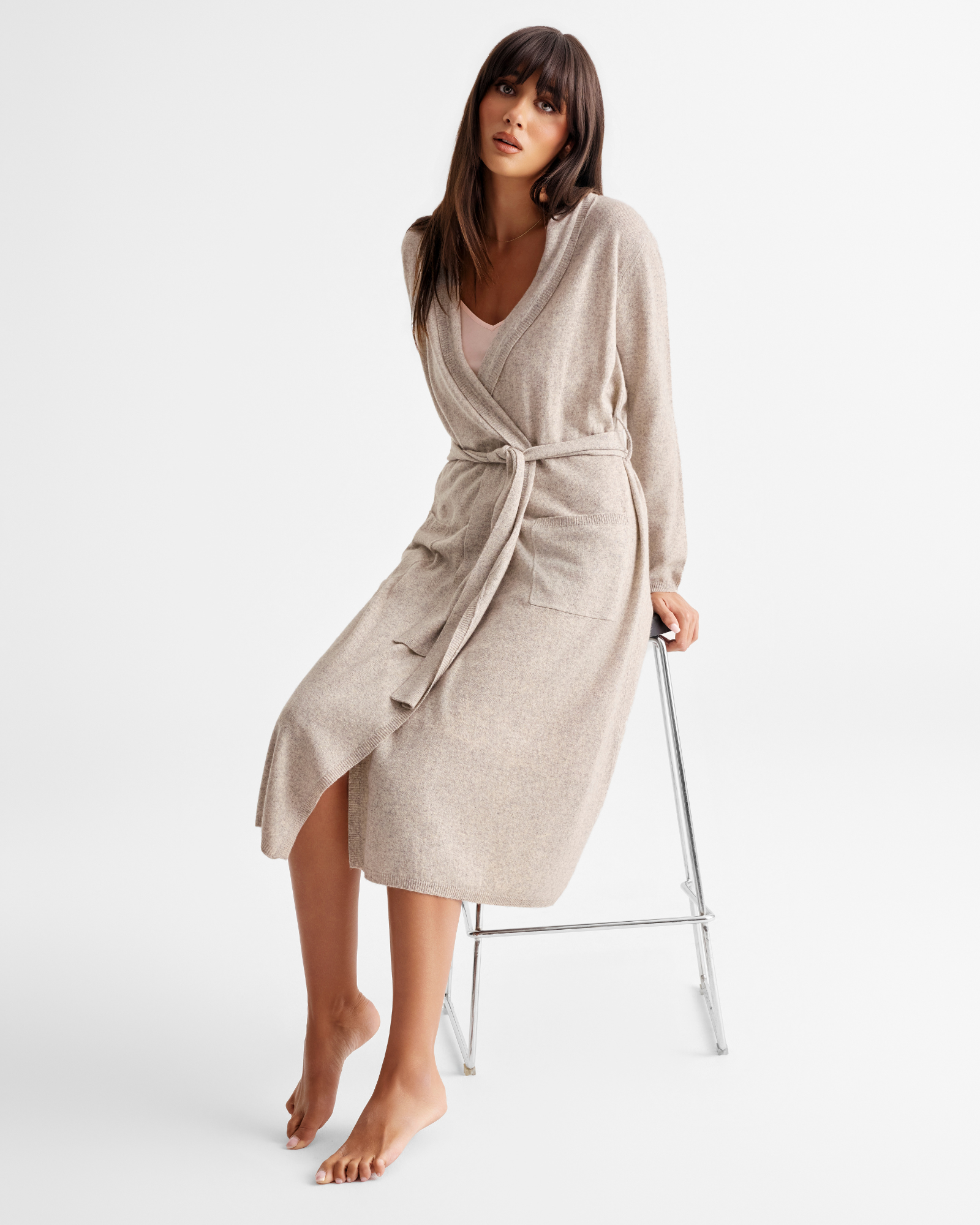 Cashmere Robe GreyMarle