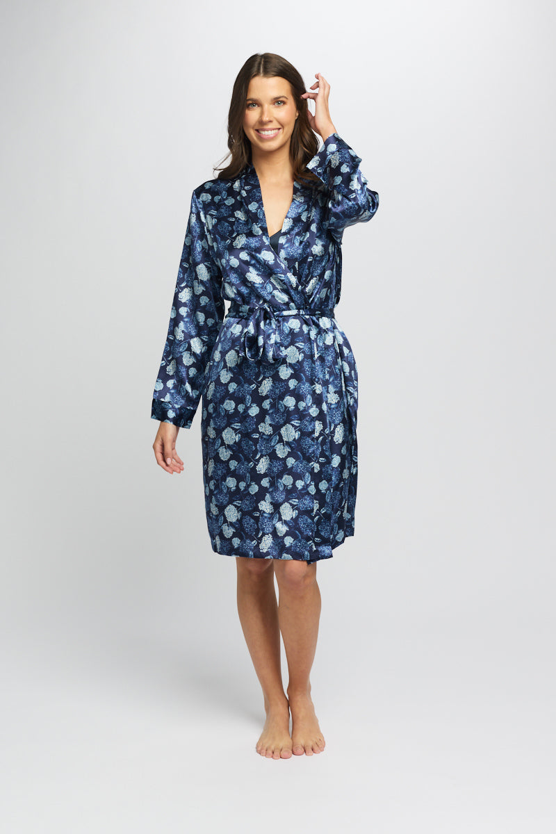 SILK HYDRANGEA Robe