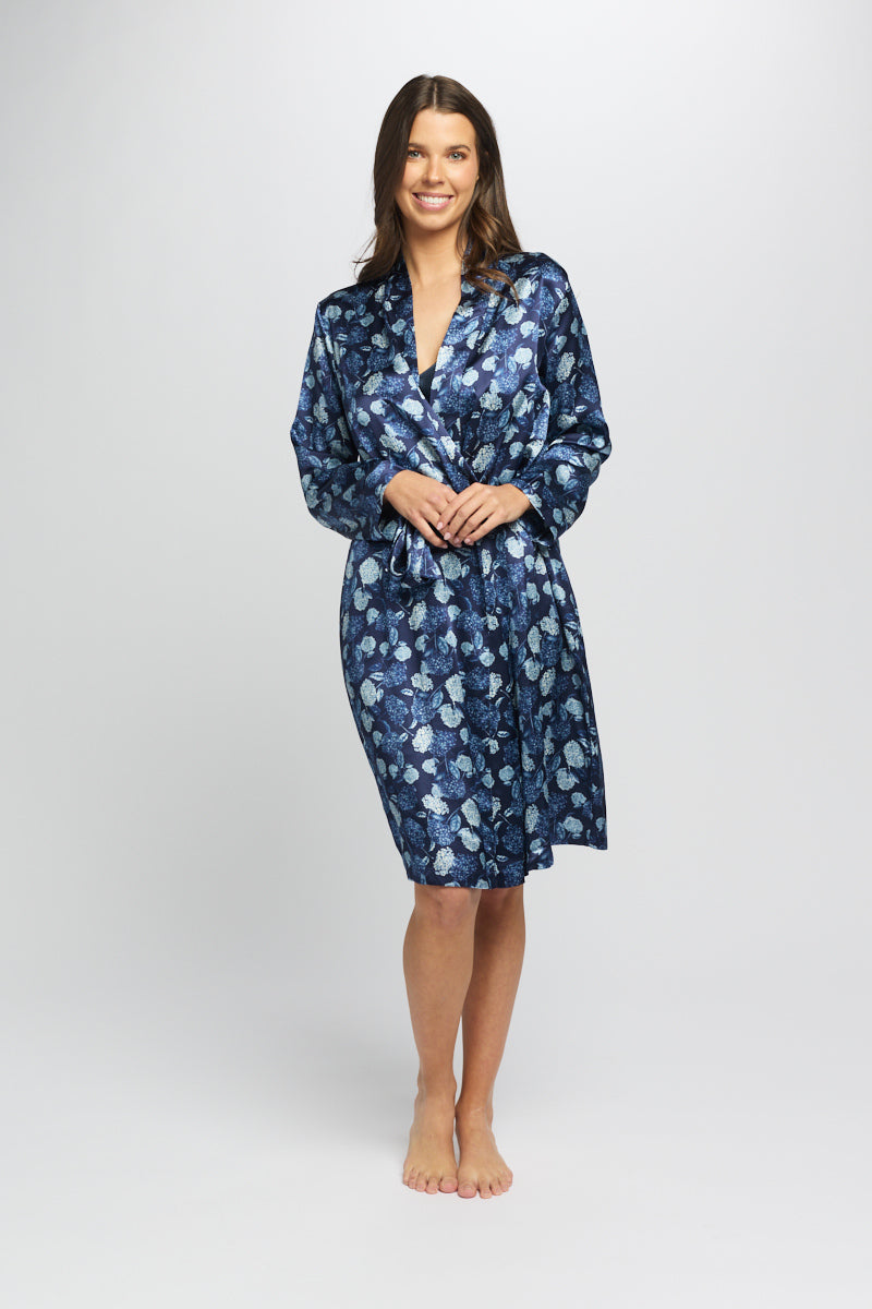 SILK HYDRANGEA Robe