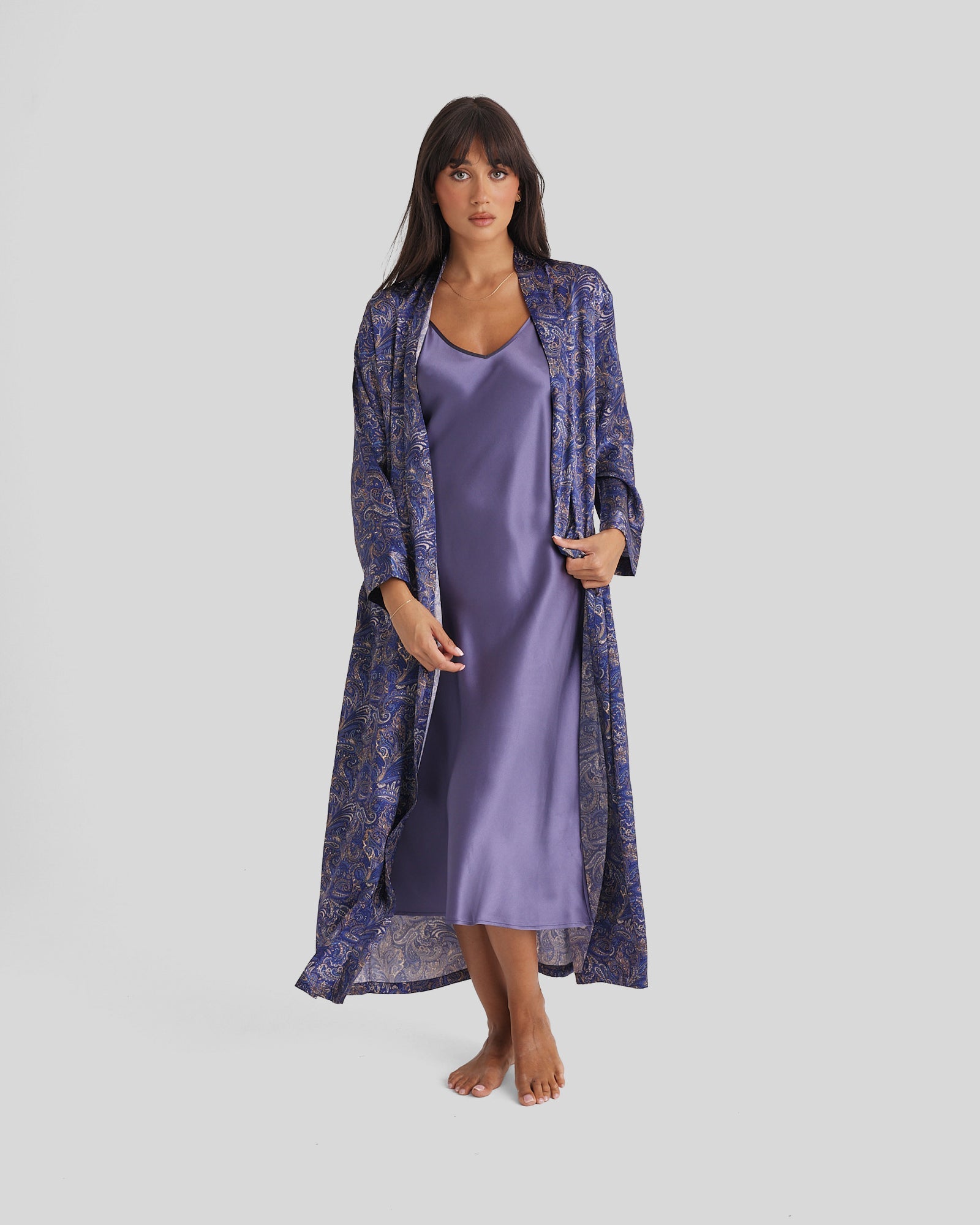 New Long Chemise 3/4 Blue Manor