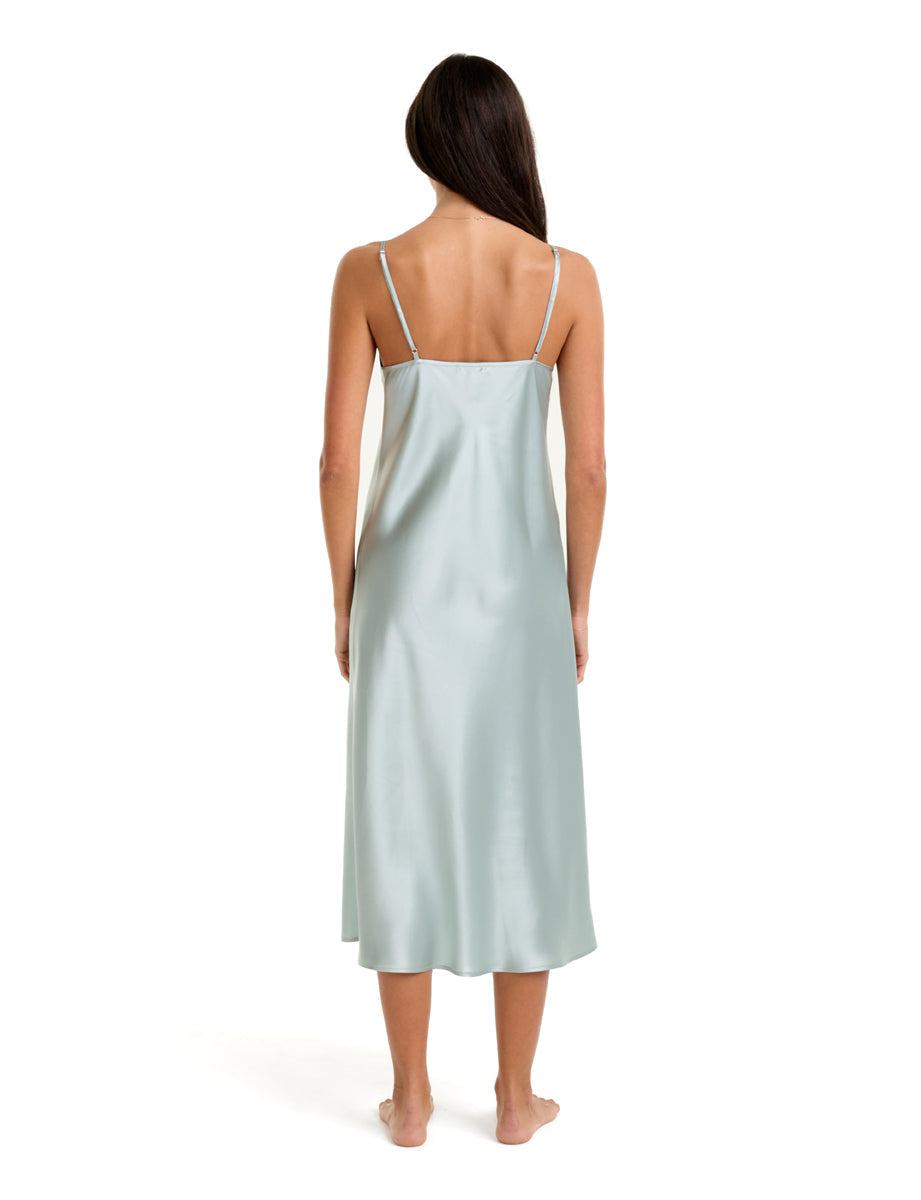 New Long Chemise 3/4 Mist Green