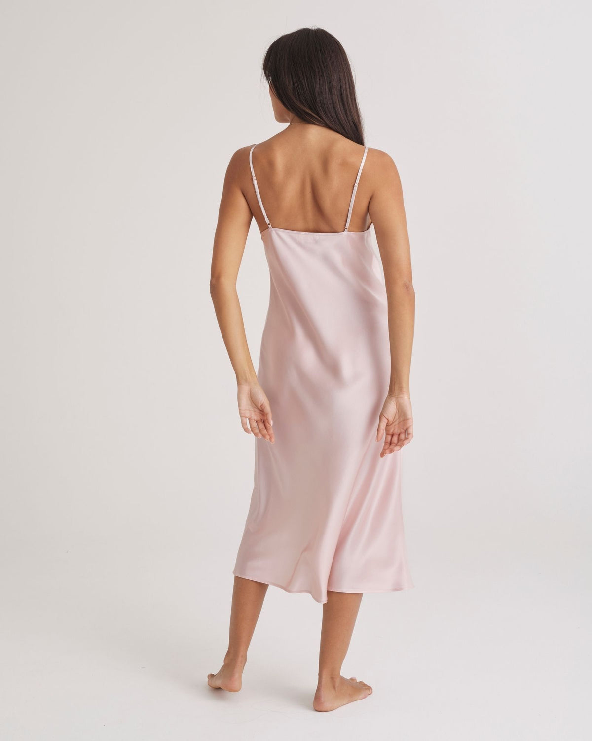 Long Chemise 3/4 Mist Blush