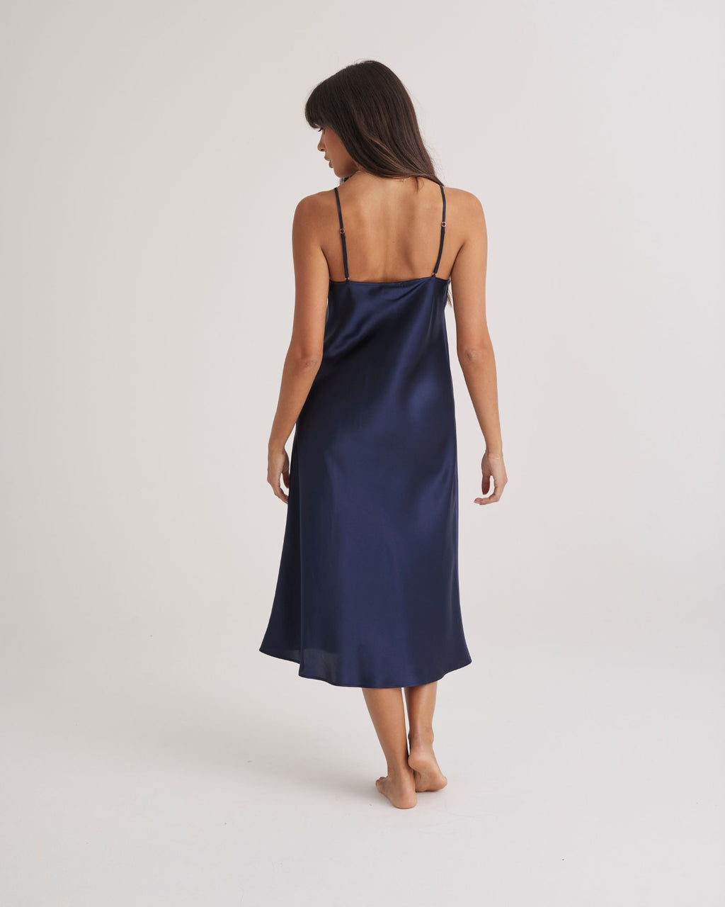 Long Chemise 3/4 Navy