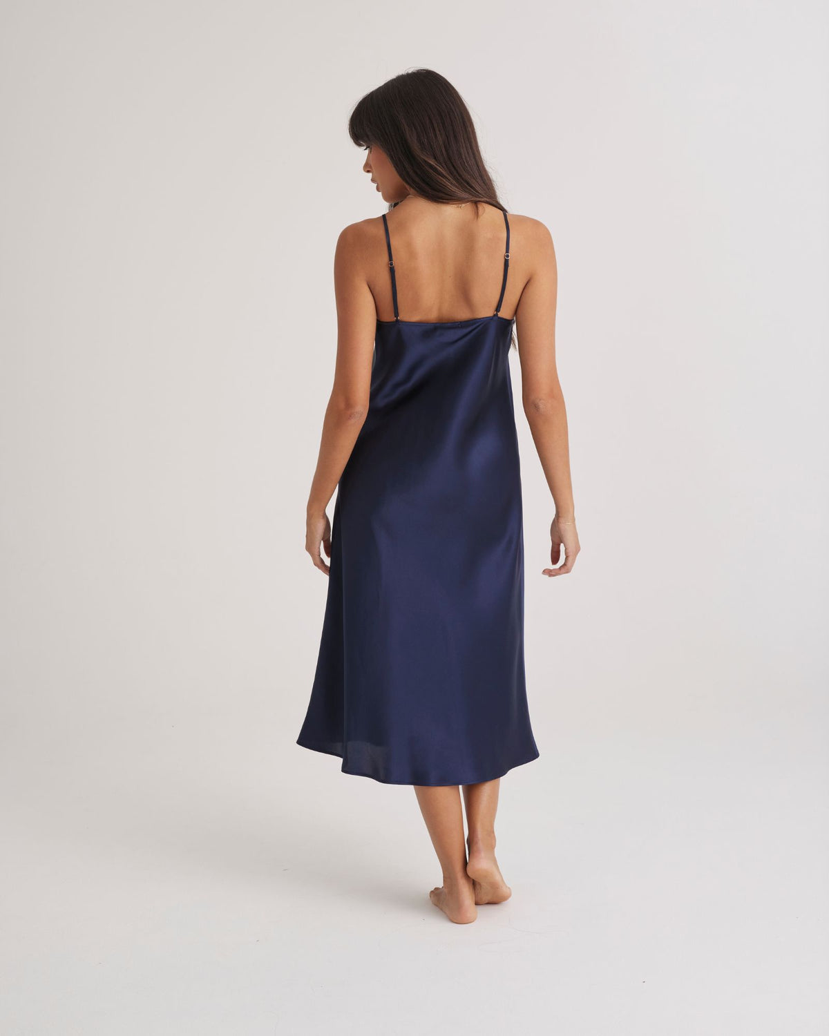 Long Chemise 3/4 Navy