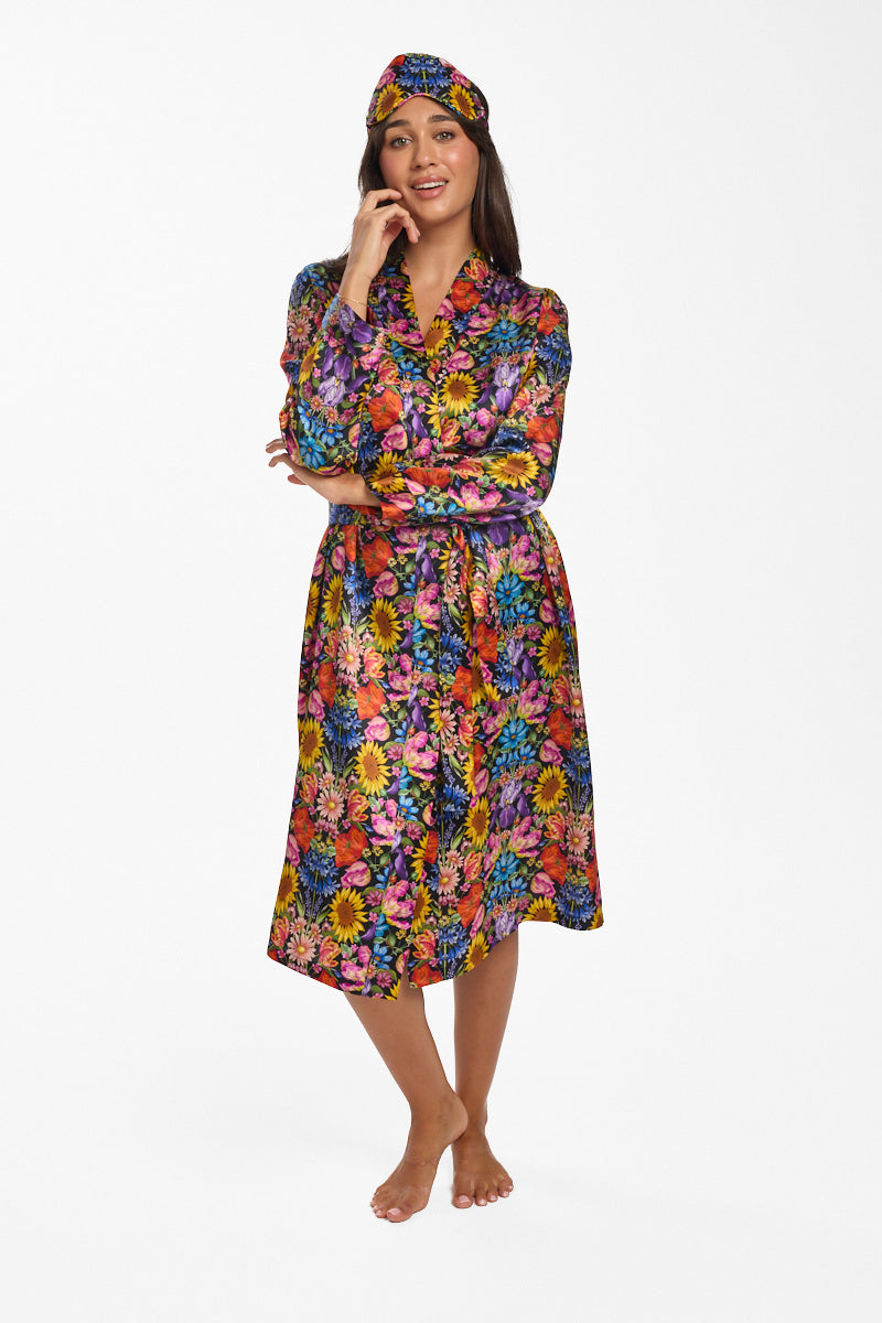 Silk Sleep Mask Gift Set - Floral Muse