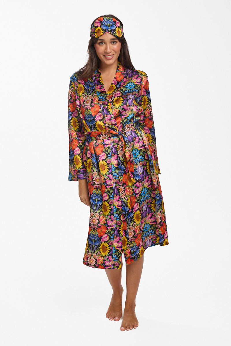 Silk Sleep Mask Gift Set - Floral Muse