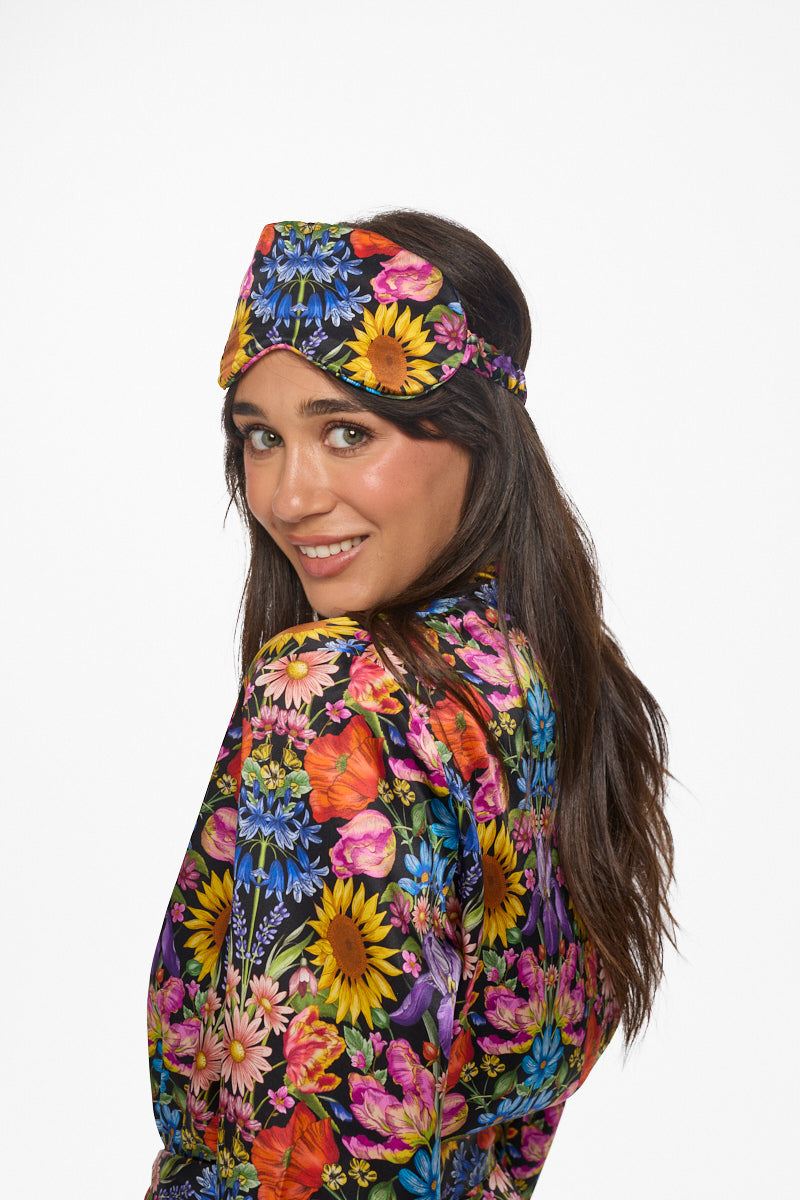 Silk Sleep Mask Gift Set - Floral Muse