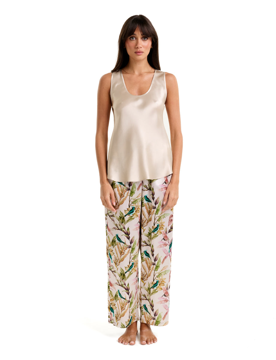 Mono Silk Cami Champagne