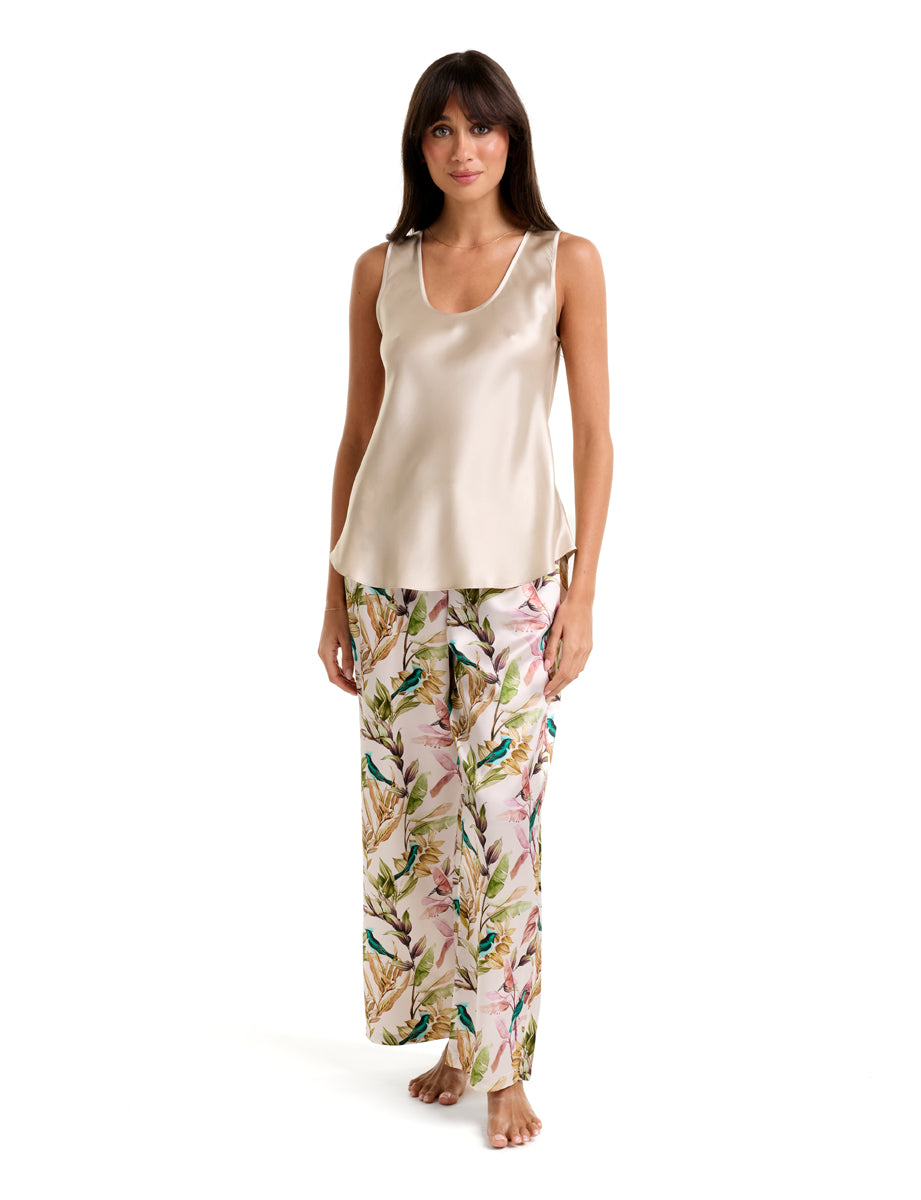 Mono Silk Cami Champagne