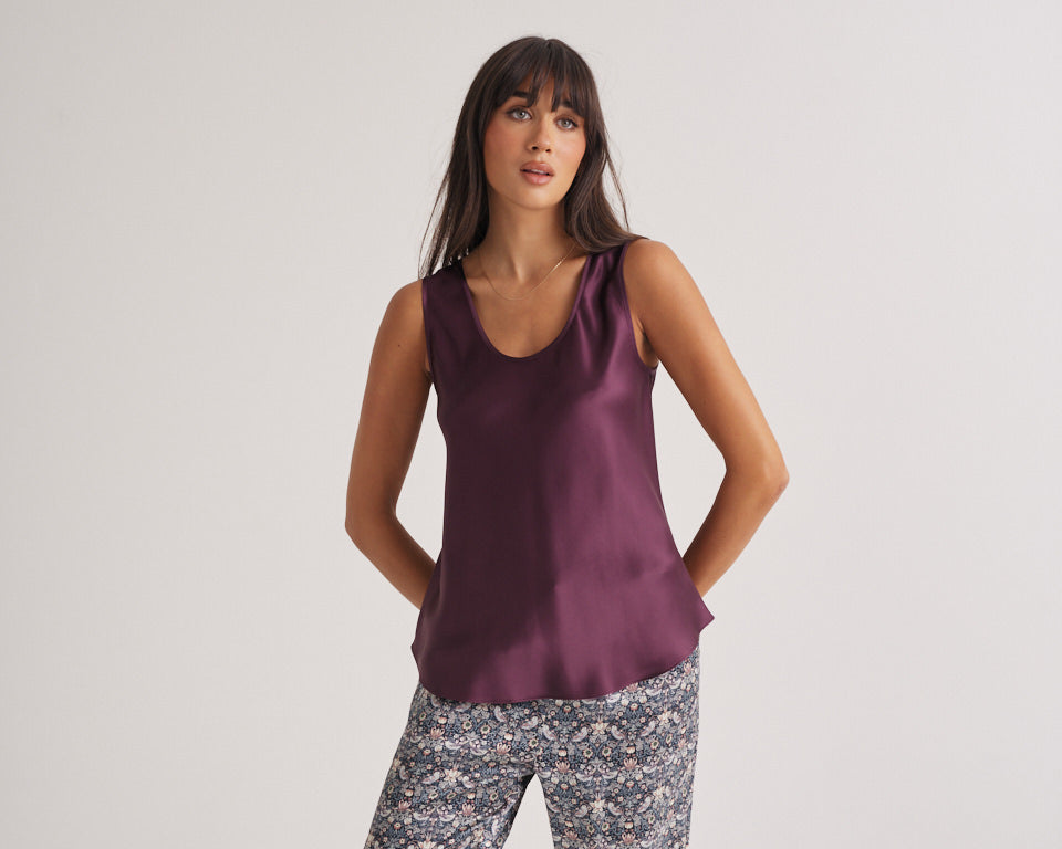 Mono Silk Cami Merlot