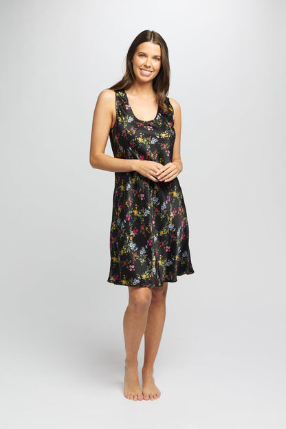 Mono Silk Short Nightdress