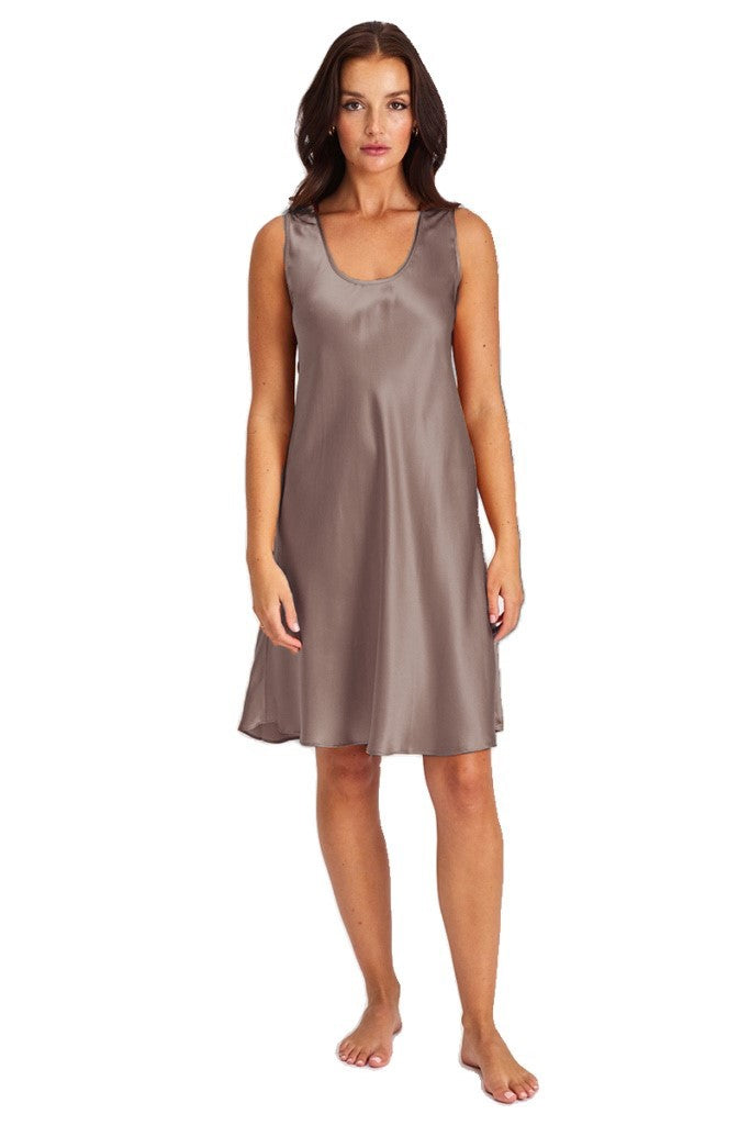 Mono Silk Short Nightdress Short