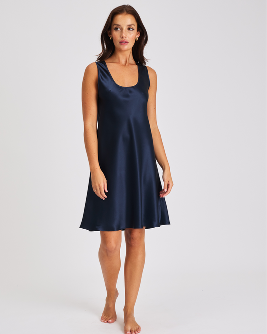 Mono Silk Short Nightdress