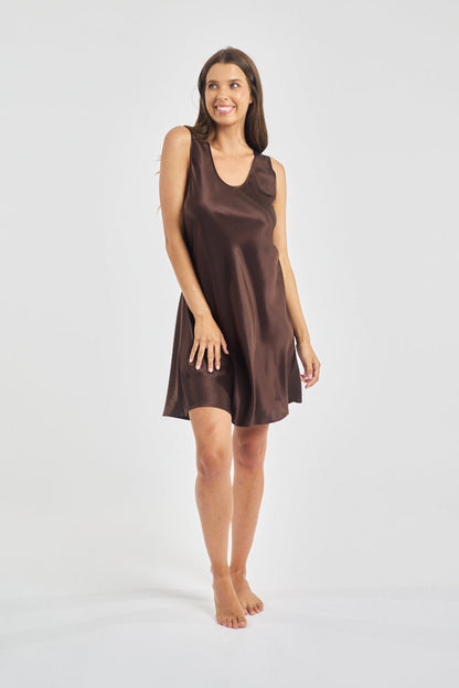 Mono Silk Short Nightdress