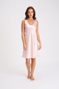 Mono Silk Short Nightdress Blush