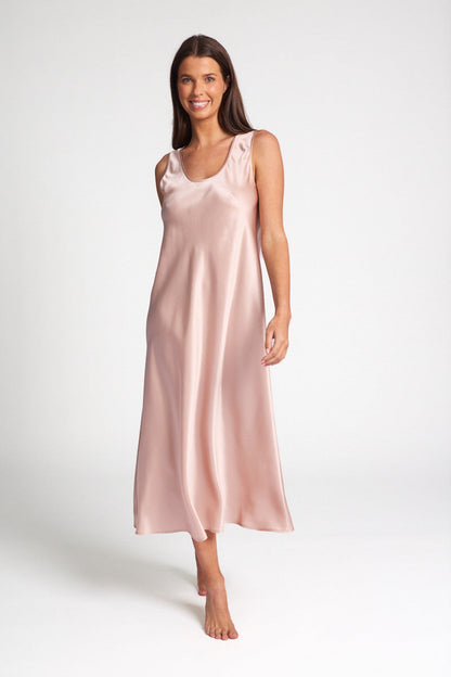 Mono Silk Long Nightdress