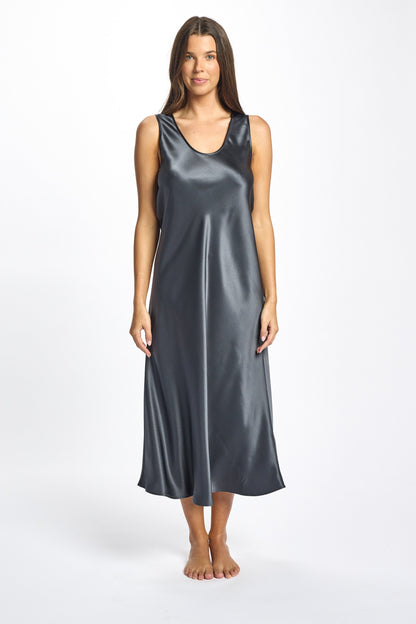 Mono Silk Long Nightdress