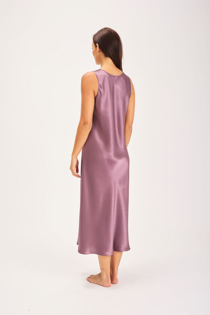 Mono Silk Long Nightdress