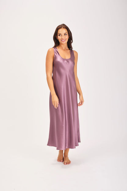 Mono Silk Long Nightdress