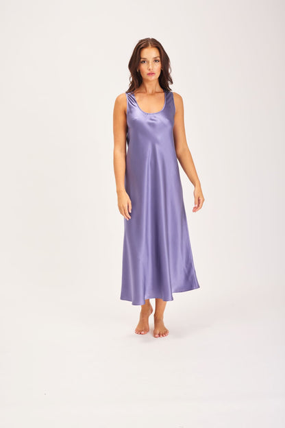 Mono Silk Long Nightdress