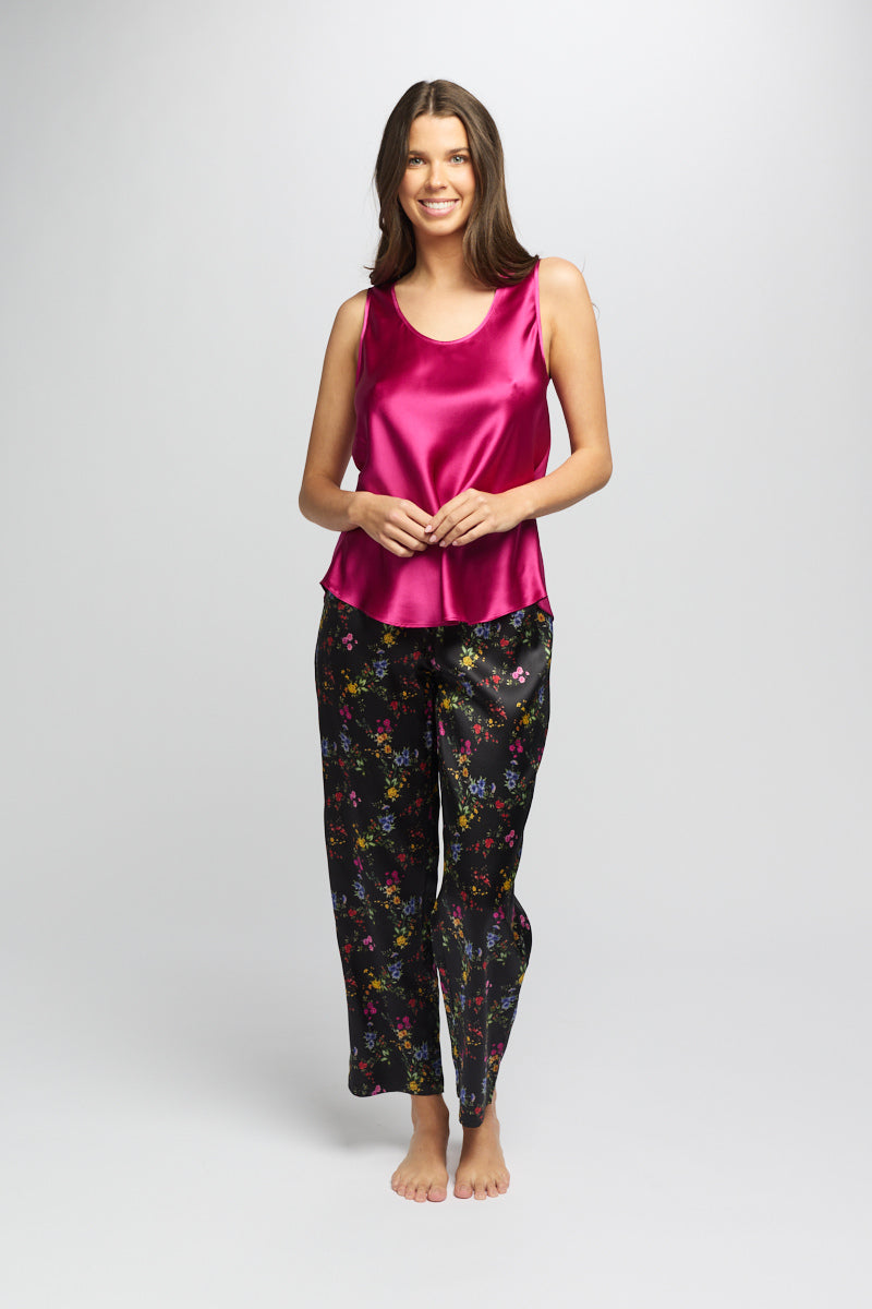 Silk Pants Monument Midnight Garden