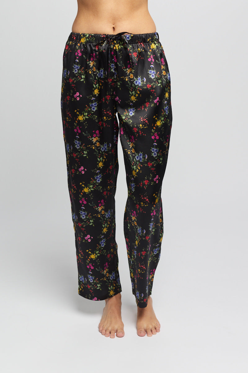 Silk Pants Monument Midnight Garden