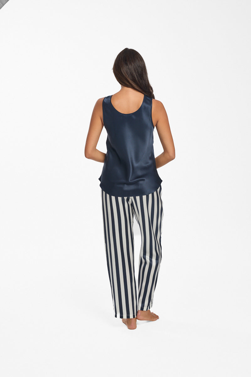 Mono Silk Cami Navy