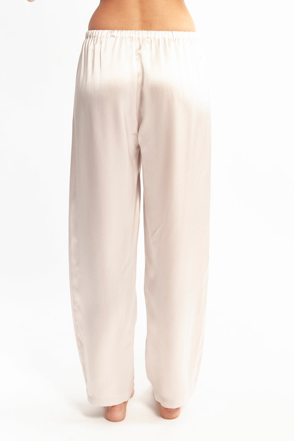 Silk Pants Deep Blush