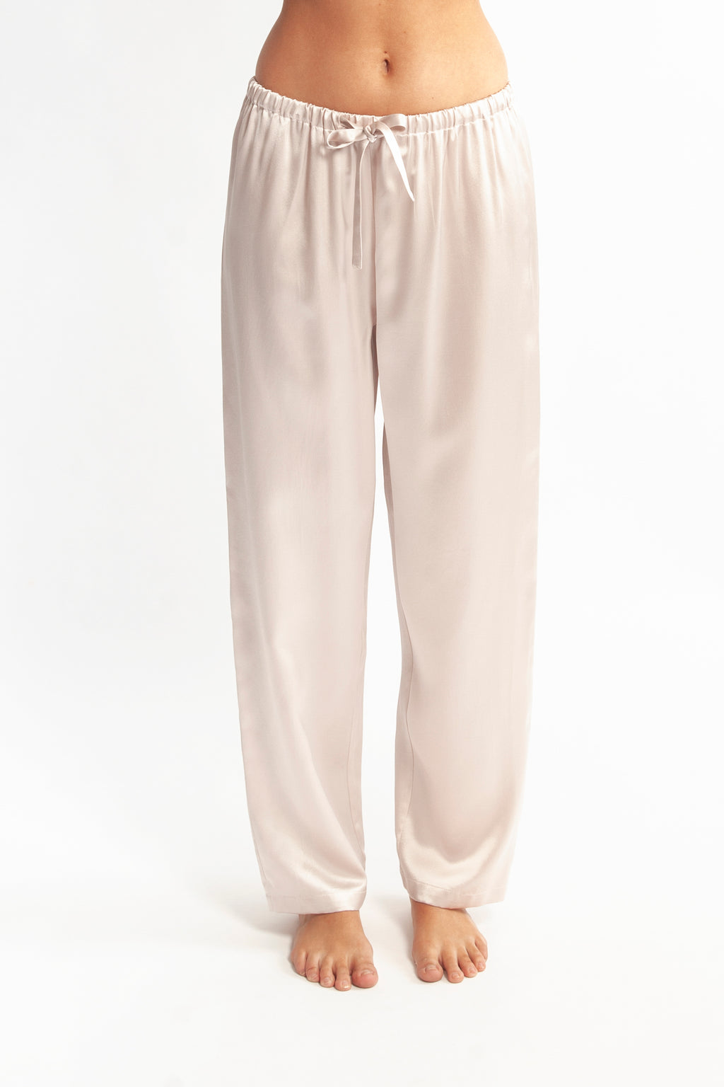 Silk Pants Deep Blush
