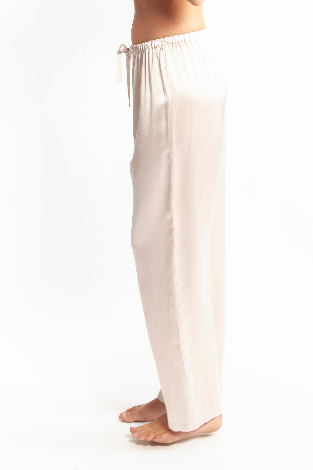 Silk Pants Deep Blush