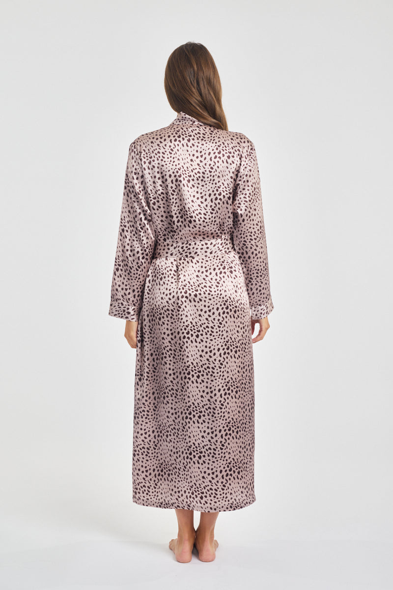 Silk Robe Leopard