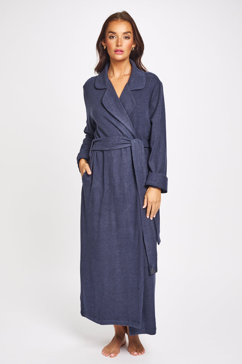 Soft MicroFleece Robe Nightshade
